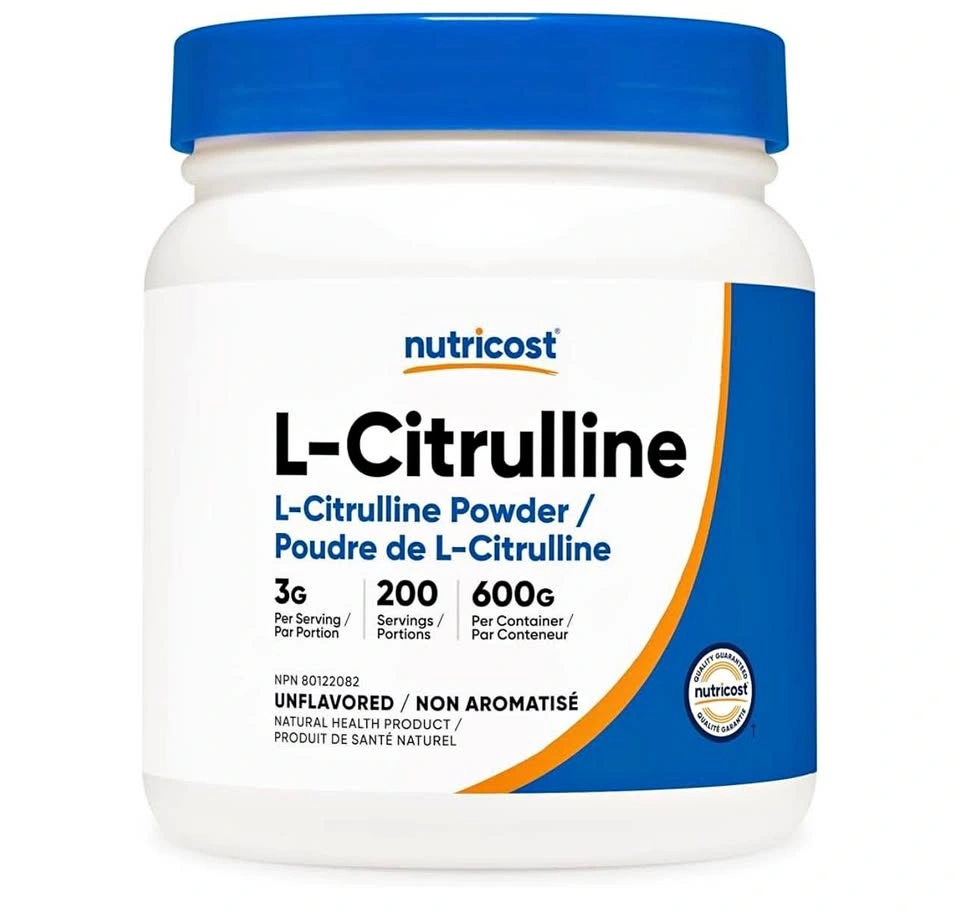 Nutricost Pure L-Citrulline (Base) Powder (600 Grams)