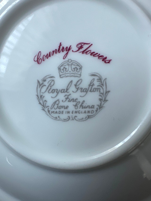 Royal Grafton "Country Flowers" fine bone china trinket dish - photo 2