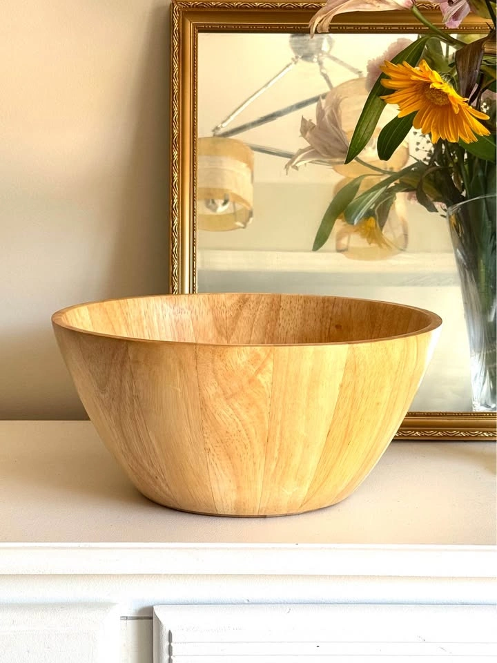 Large Wooden Serving Bowl - photo 2