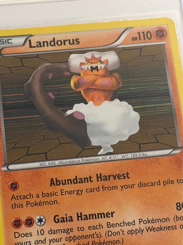 Pokemon Noble Victories Landorus Holo (2011) ✨ - photo 2