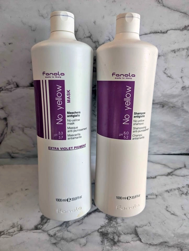 Fanola No Yellow Mask and Shampoo