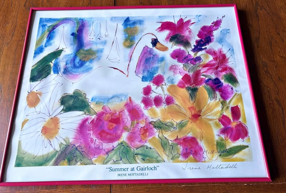Irene Mottadelli Summer at Gairloch Framed Print