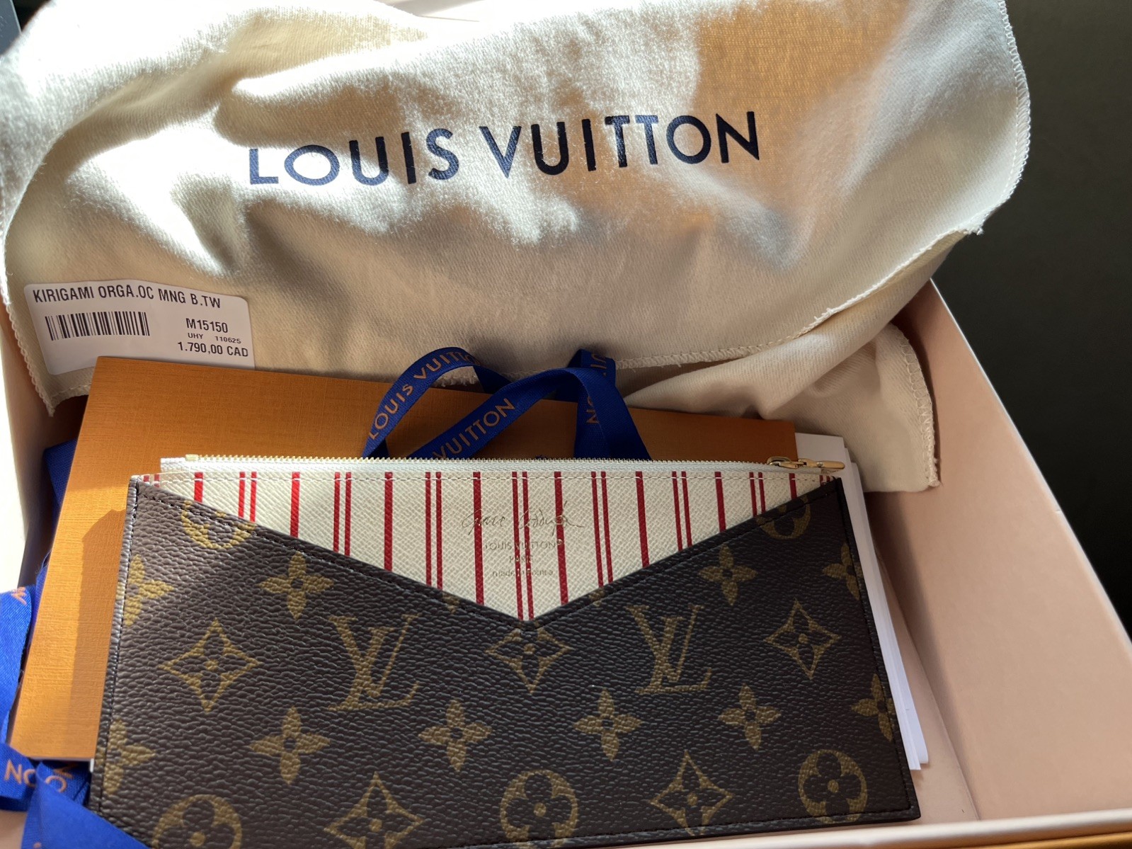 New Louis Vuitton grace coddington kirigami flat pocket
