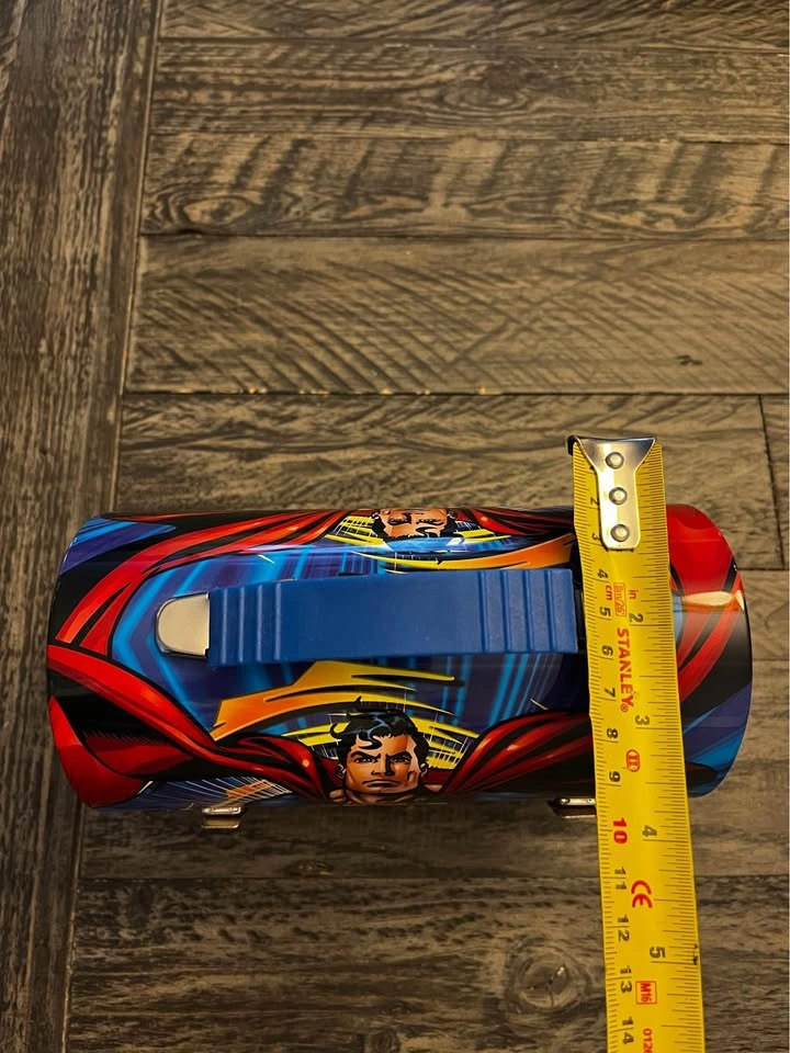 Superman Last Son of Krypton Metal Tin Dome Lunch Box 2001 - photo 3