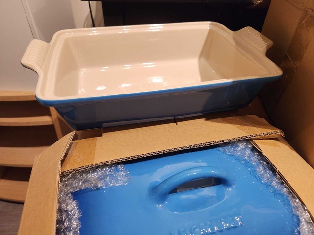 Le Creuset Heritage 33cm / 3.8L Rectangular Dish with Lid