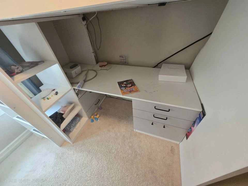 IKEA Småstad Loft Bed with Desk and Storage - photo 2