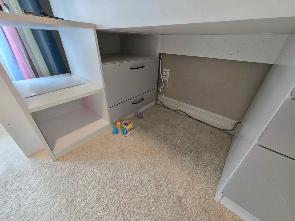 IKEA Småstad Loft Bed with Desk and Storage - photo 3