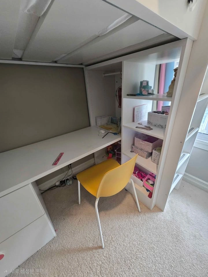 IKEA Småstad Loft Bed with Desk and Storage - photo 5