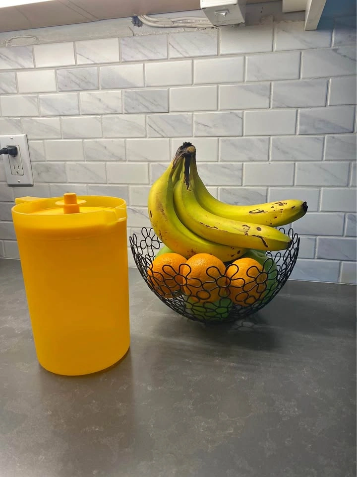 Vintage Tupperware Blossom Pitcher with lid
