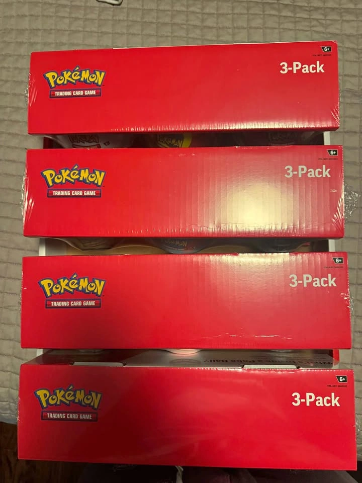 Pokémon pokeball 3 pack