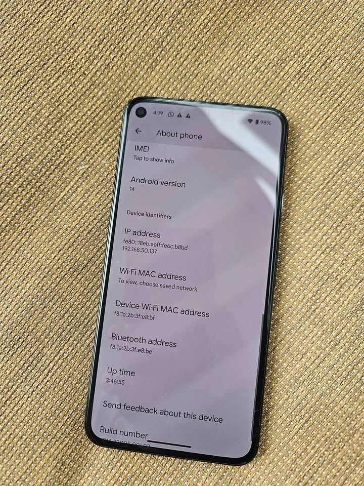 Google pixel 5