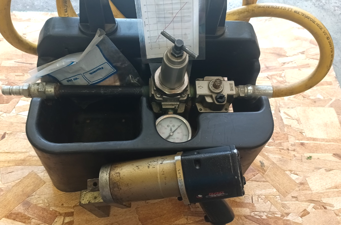 RAD 7GX Single Speed Pneumatic Torque Wrench W/ Regulator & Tool - photo 2