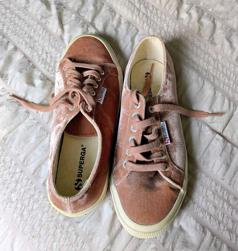 Superga Velvet Sneakers