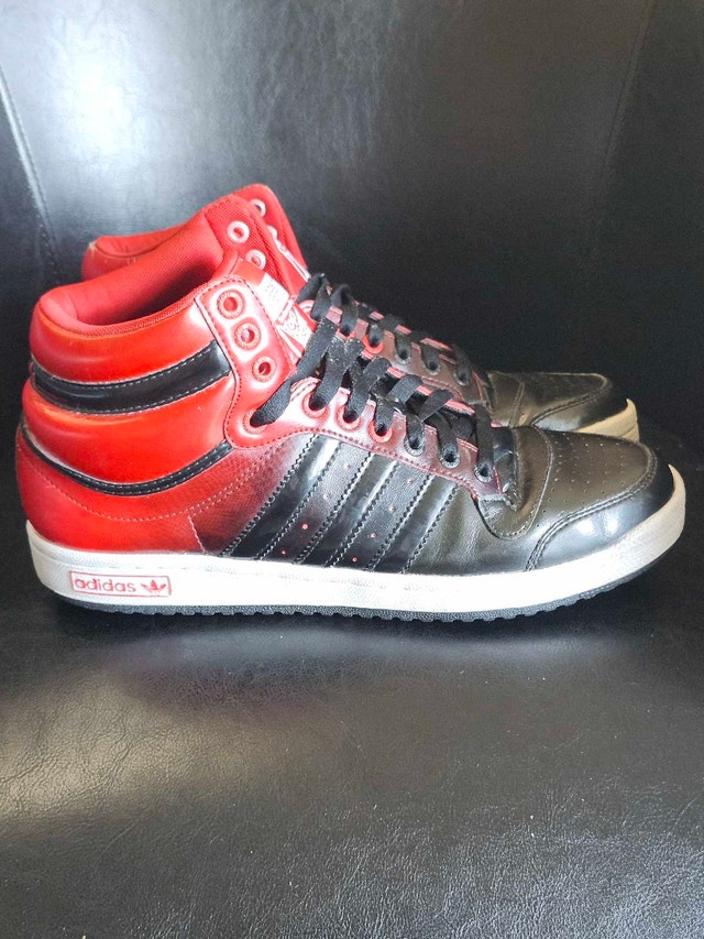 Adidas Top Ten High Black Vivid Red (M) 9.5 US - photo 3