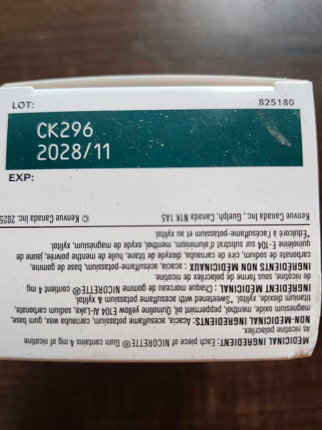 Nicolette 4mg 105 pieces - photo 2
