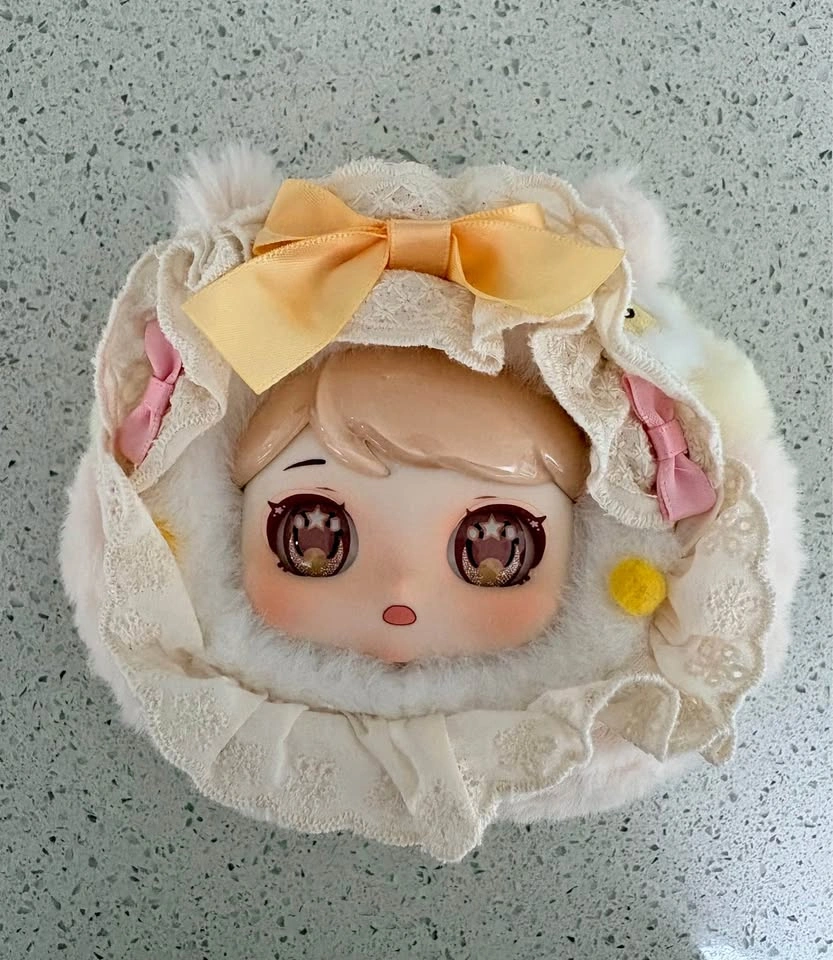 🌙 Sweet Dreams Kawaii Plush Keychain — Adorable & Fluffy!