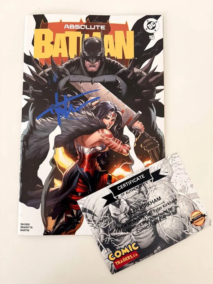 Absolute Batman #16 Kirkman Variant Signed By Tyler Kirkham - photo 2