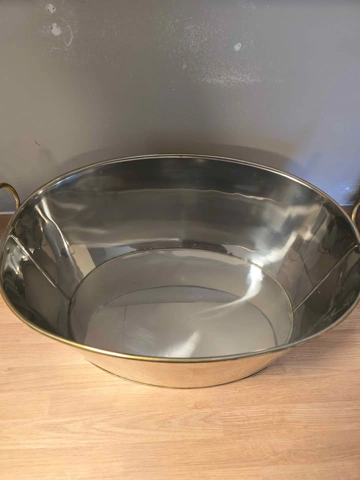 CANVAS Brass Oval Beverage Tub - photo 2