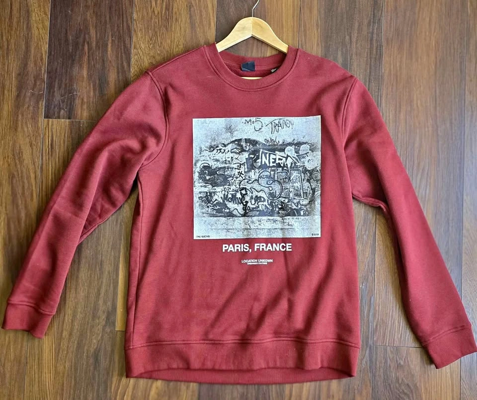ONLY & SONS Paris France Red Sweatshirt