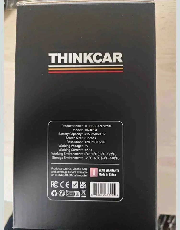 THINKSCAN 689BT TPMS - photo 4