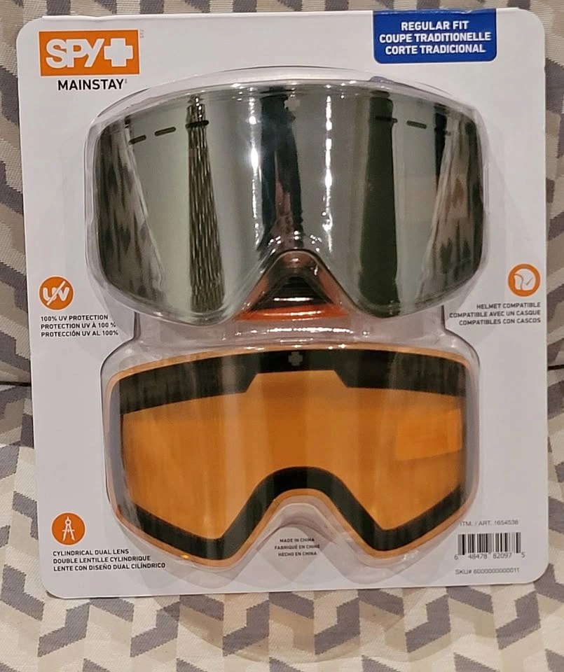 SPY+ Mainstay Snow Goggles with Replacement Lens - Brand New