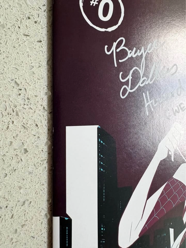 Spider-Gwen #0 (2015) Marvel Comics Signed By Bryce Dallas Howar - photo 3