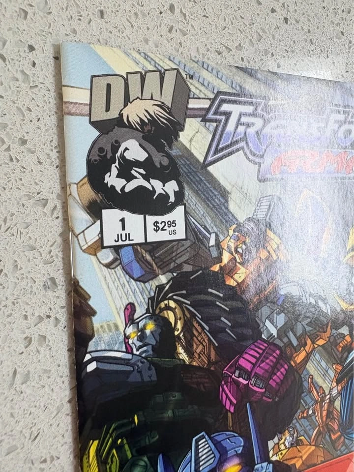 Transformers Armada #1 (2002) DW Comics Signed By James Raiz - photo 3