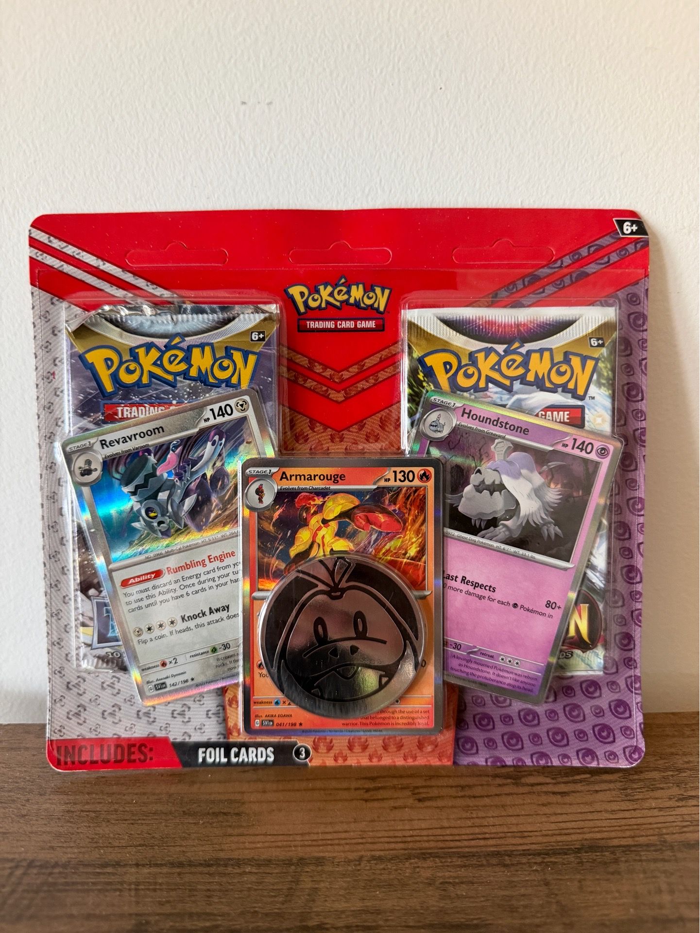 Pokémon TCG: Armarouge/Revavroom/Houndstone - 2x Booster Pack -