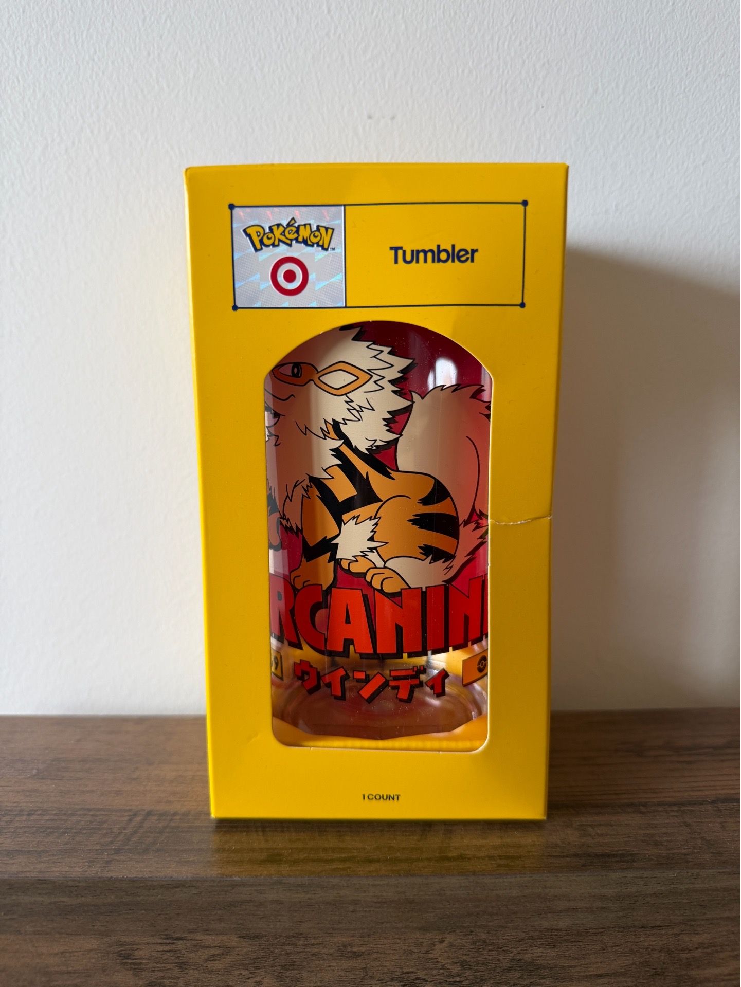 Pokémon x Target NEW Limited Edition Arcanine Tumbler 20oz