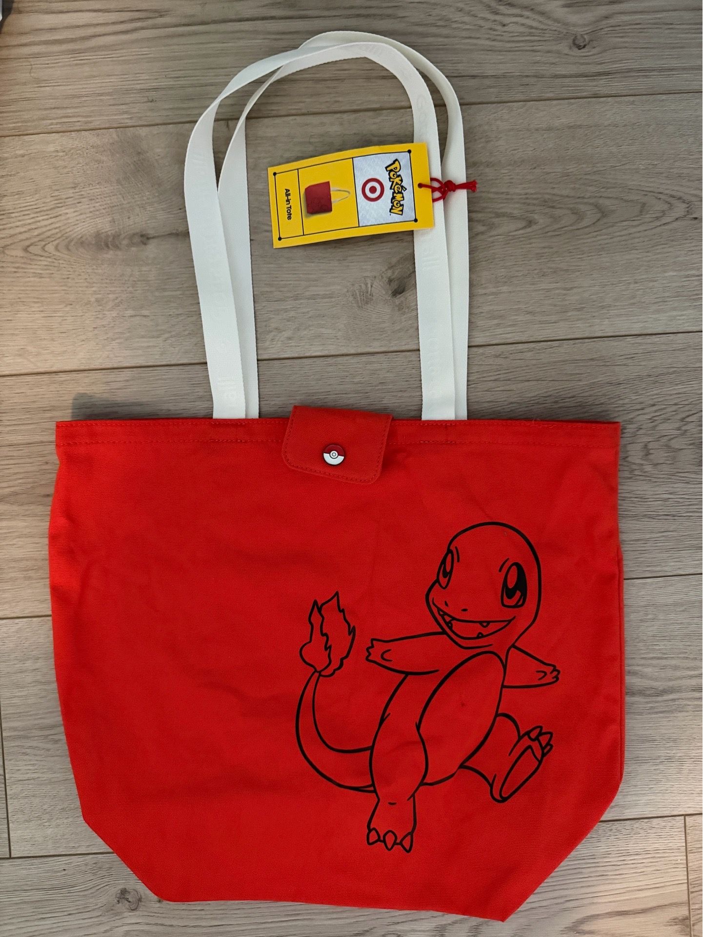Pokemon x Target Reusable Tote Bag Red Charmander 30th Anniversa