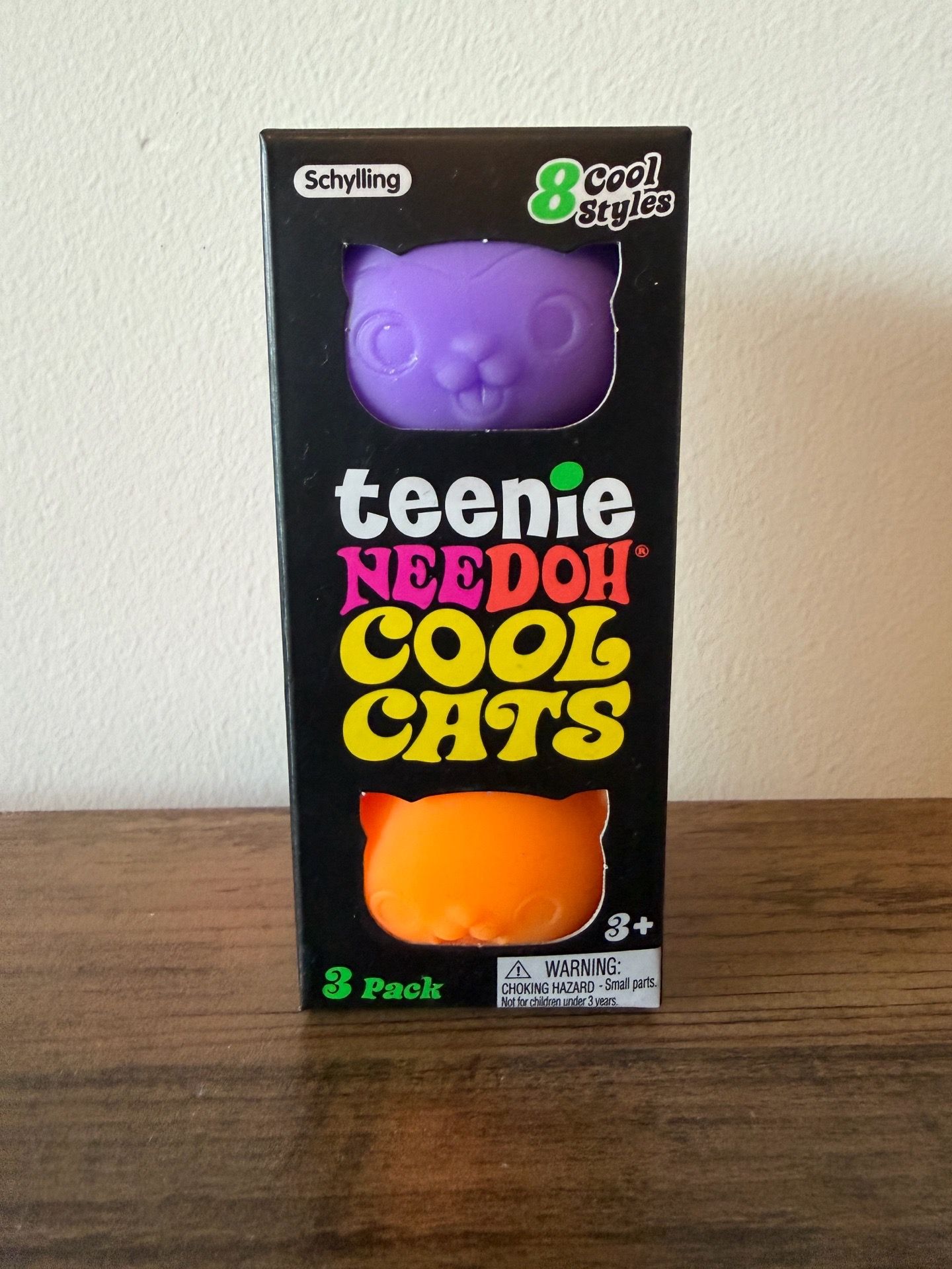 NEW IN BOX SEALED NeeDoh TEENIE COOL CATS 3 Pack