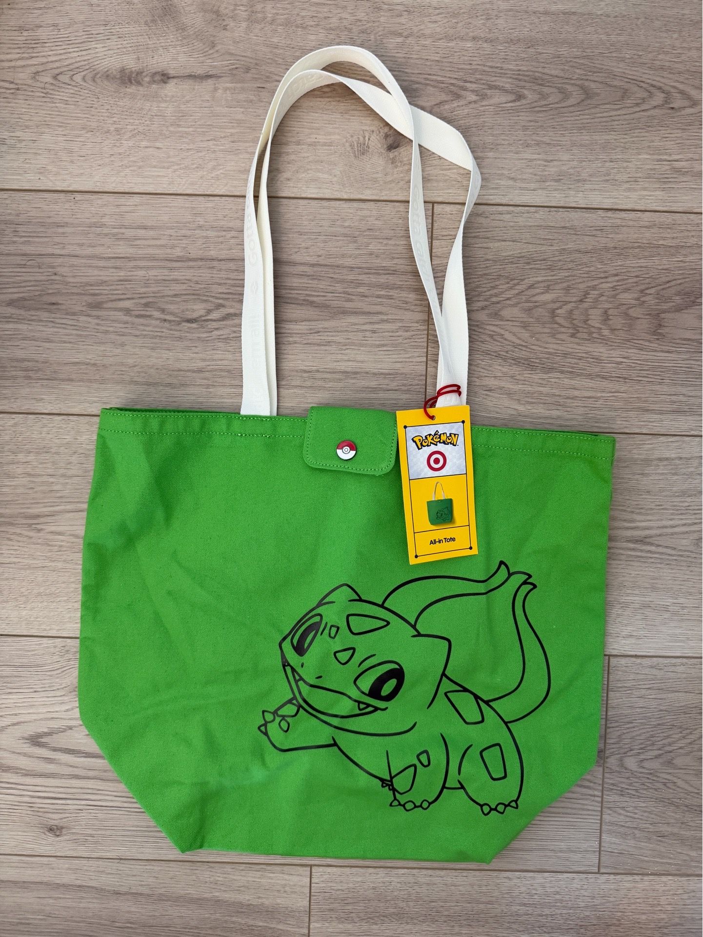Pokemon x Target Reusable Tote Bag Bulbasaur 30th Anniversary