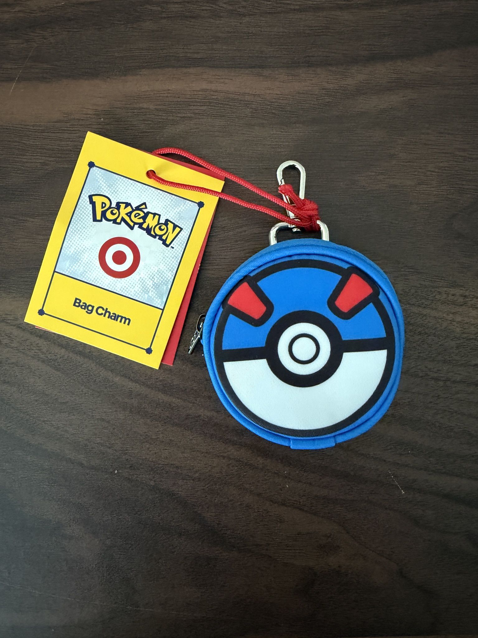 Great Ball Bag Charm Pokemon X Target 30th Anniversary Exclusive