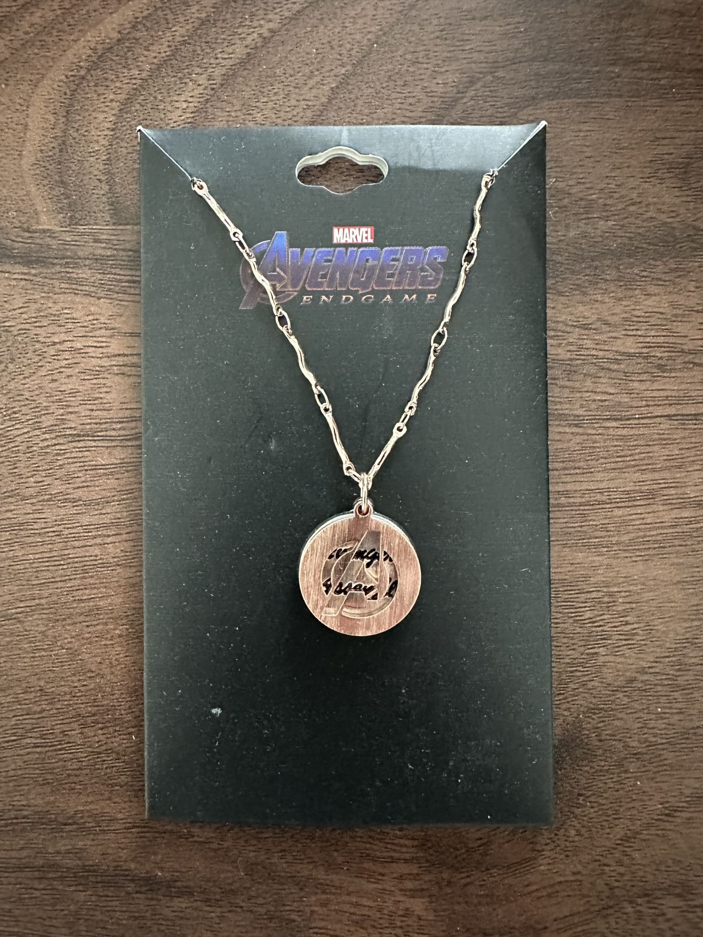 Marvel Comics Avengers Endgame Dual Pendant Necklace New MOC