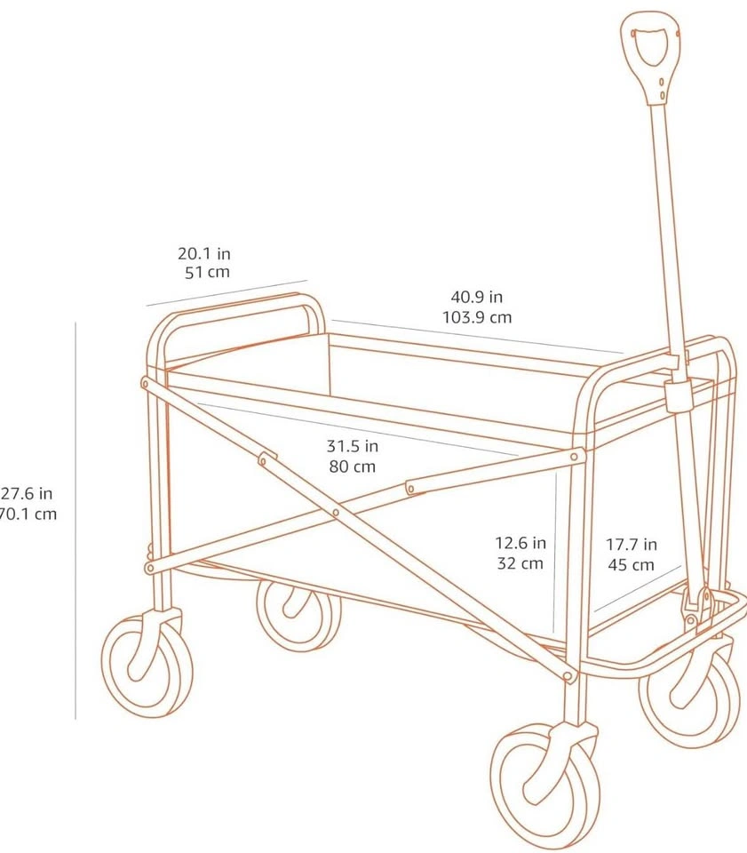 New Collapsible Folding Heavy Duty Utility Wagon - photo 4