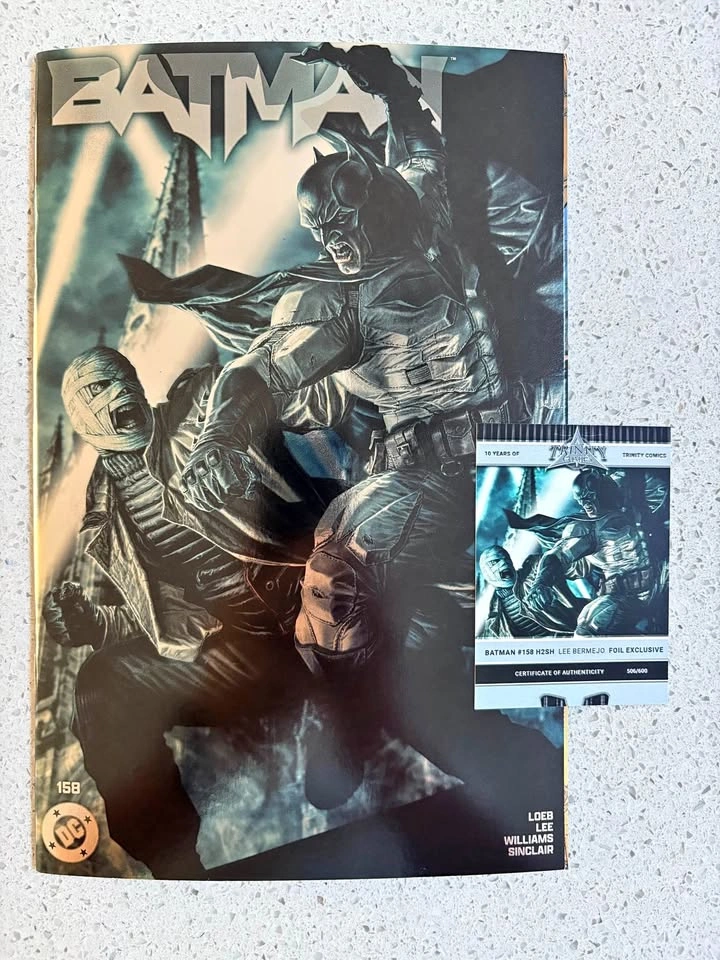 Batman #158 (Vol 3, 2025) Wondercon Bermejo Foil / 600 w/ COA