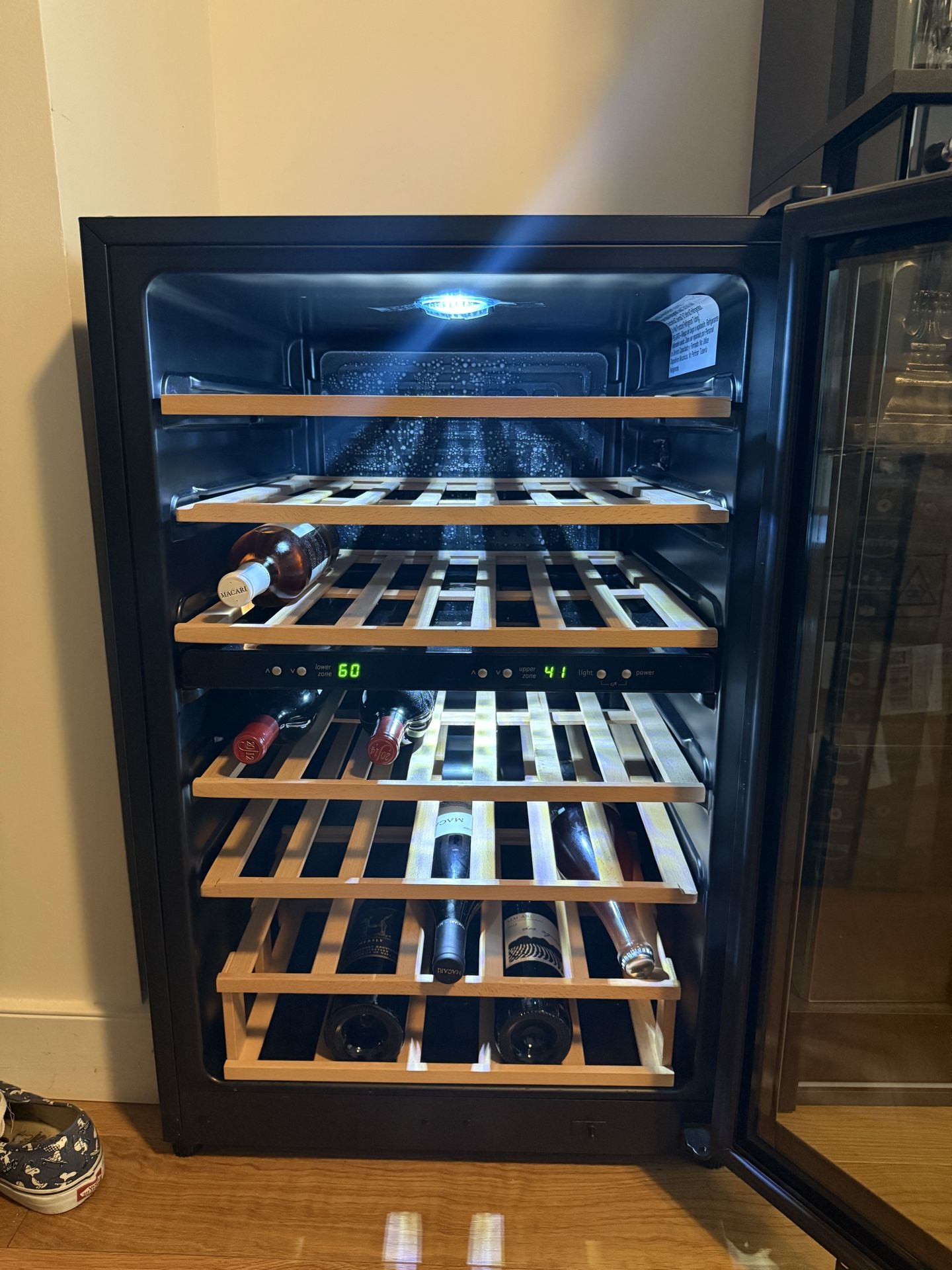 Stainless Steel Wine Cooler - Dual Zone