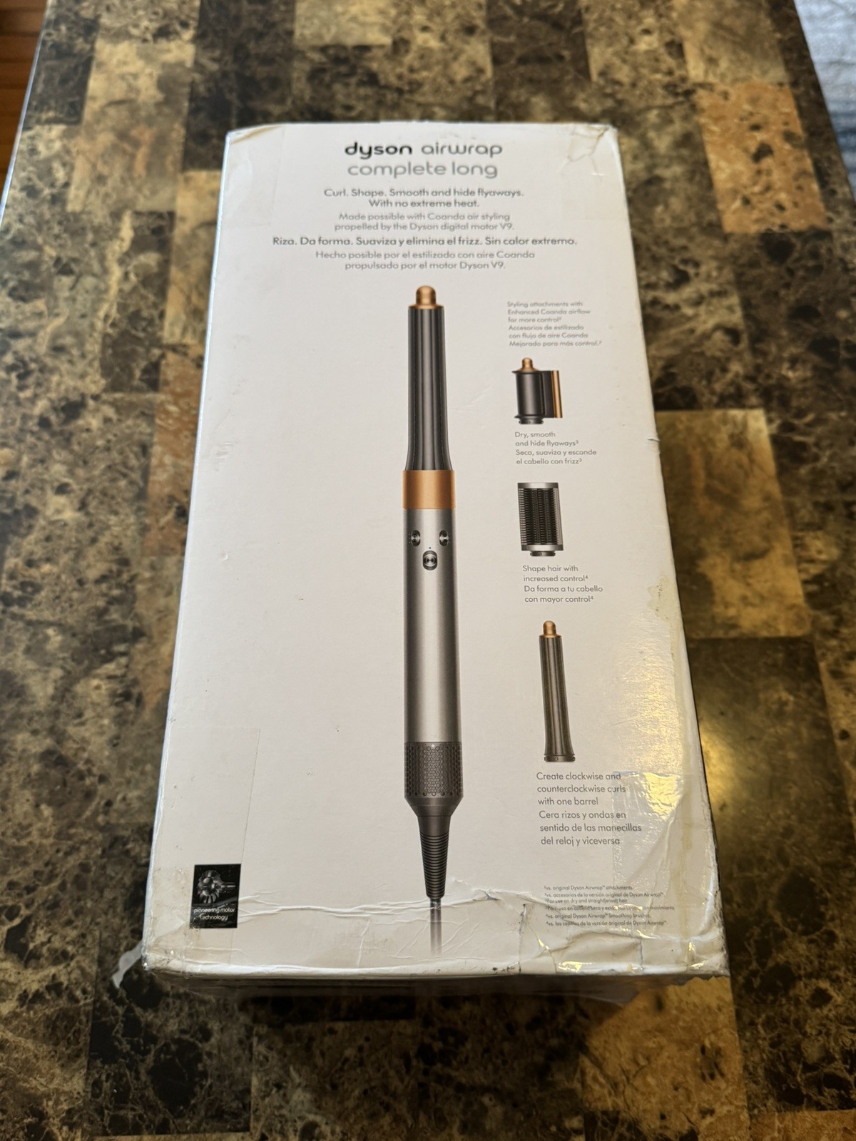 Dyson HS505 Airwrap Complete Long Multistyler - Nickel/Copper