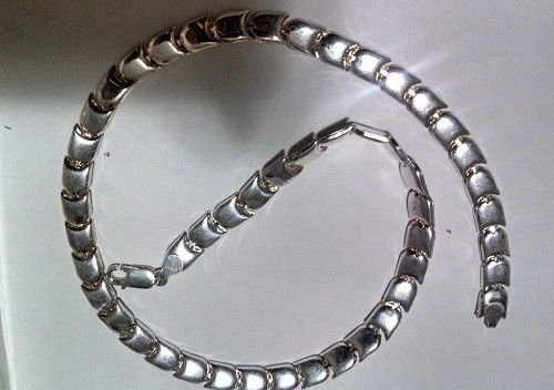 Polished Sterling Silver 20 Gram Necklace