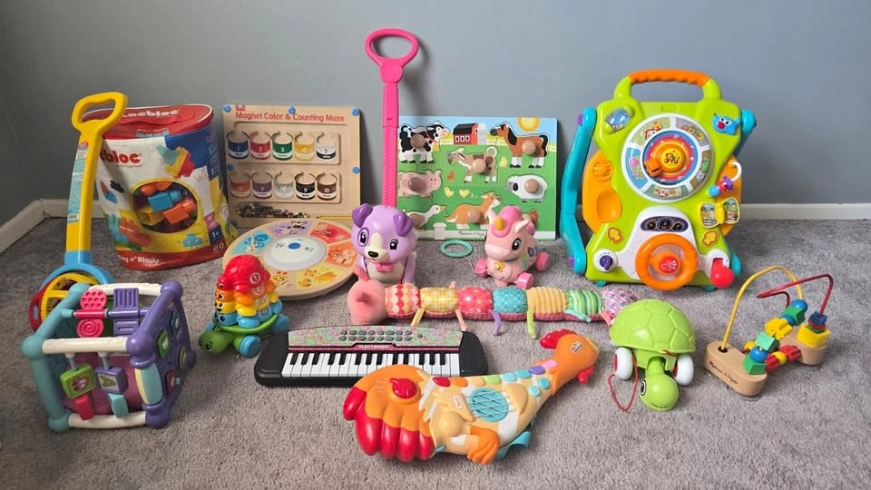 Toddler Toy Bundle – Blocks, Puzzles, Musical & Activity Toys