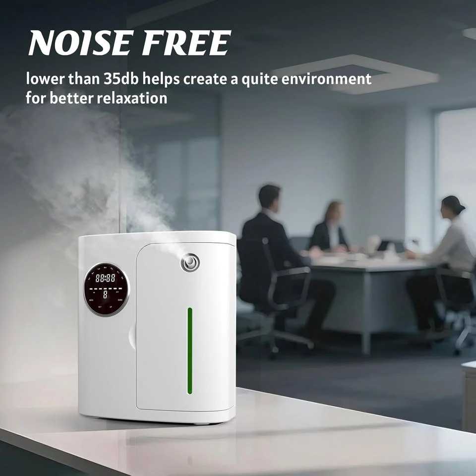 Waterless Essential Oil Diffuser – 2500 Sq. Ft Coverage – App Co - photo 5
