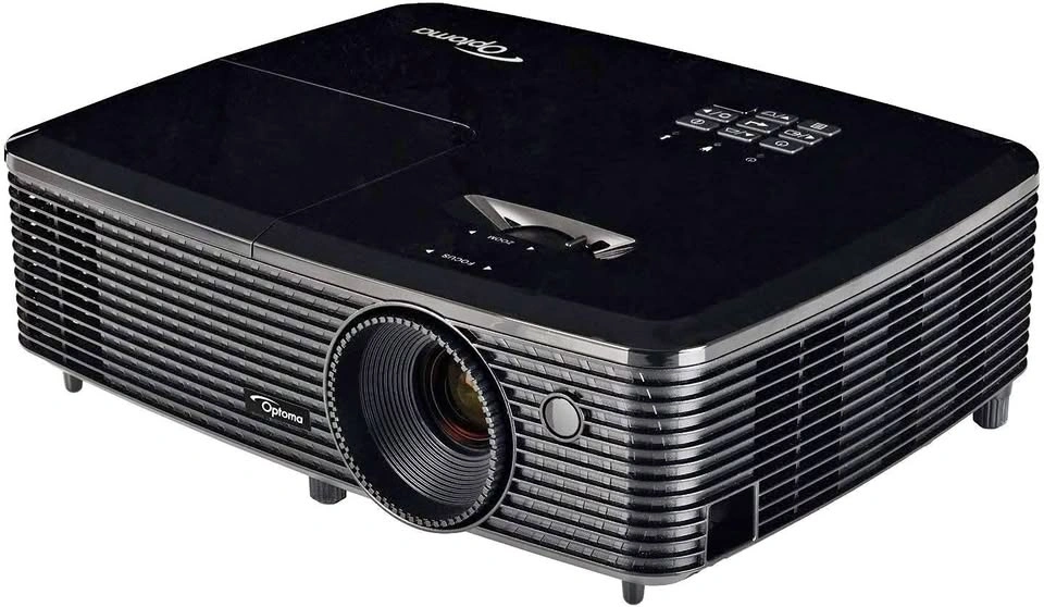 Home Theater Projector Bundle – Screen, 3D Glasses & Extra Lamp