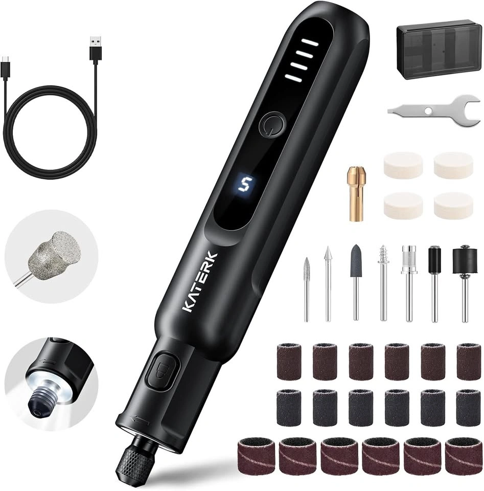 Pet Dog Nail Grinder – 5-Speed Quiet Electric Nail Trimmer Kit