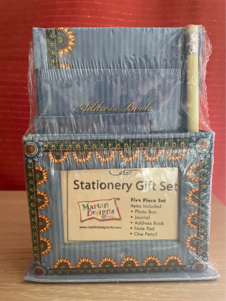 90s Sunflower Stationery Gift Set with Sunflower Photo Frame - photo 4