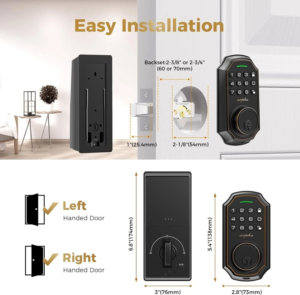 Keyless Entry Electronic Keypad Door Lock – New in Box - photo 4