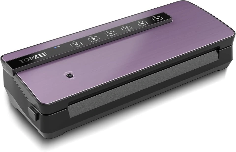 Food Vacuum Sealer Machine – Dry & Moist Modes – Purple - photo 2