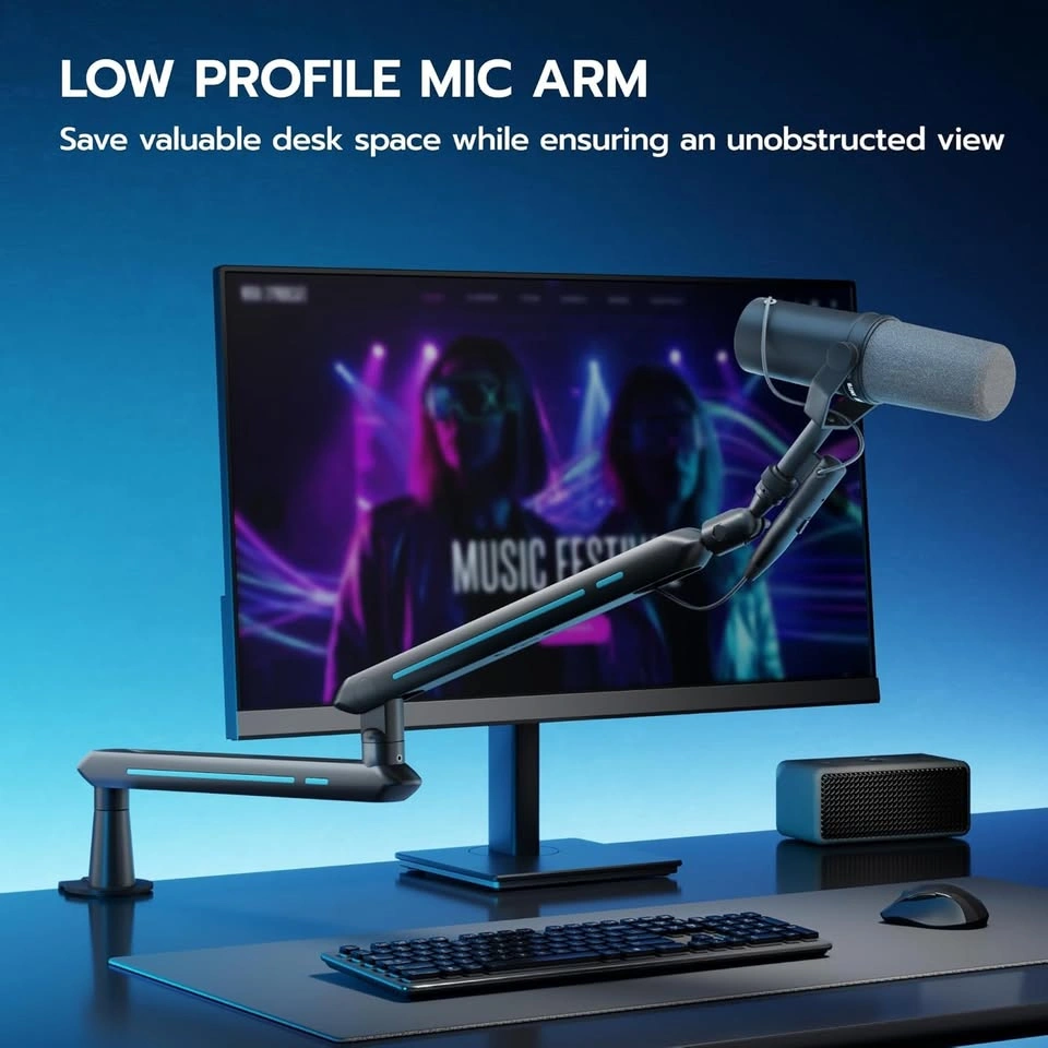 Microphone Boom Arm – Aluminum Desk Mount - New in Box - photo 2