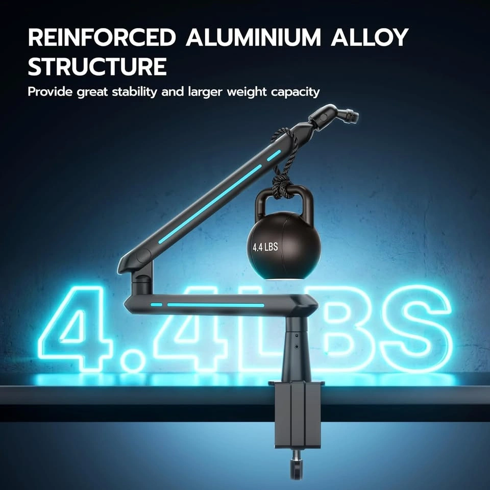 Microphone Boom Arm – Aluminum Desk Mount - New in Box - photo 4