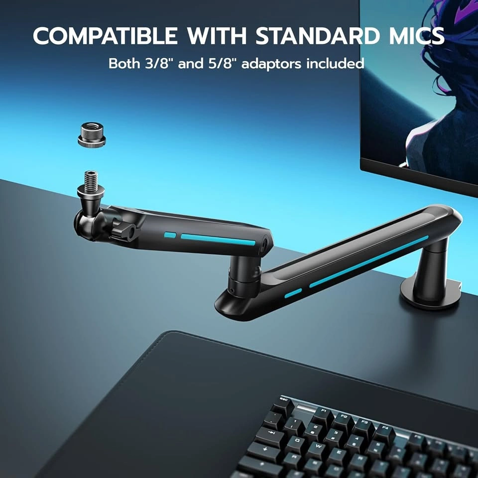 Microphone Boom Arm – Aluminum Desk Mount - New in Box - photo 5