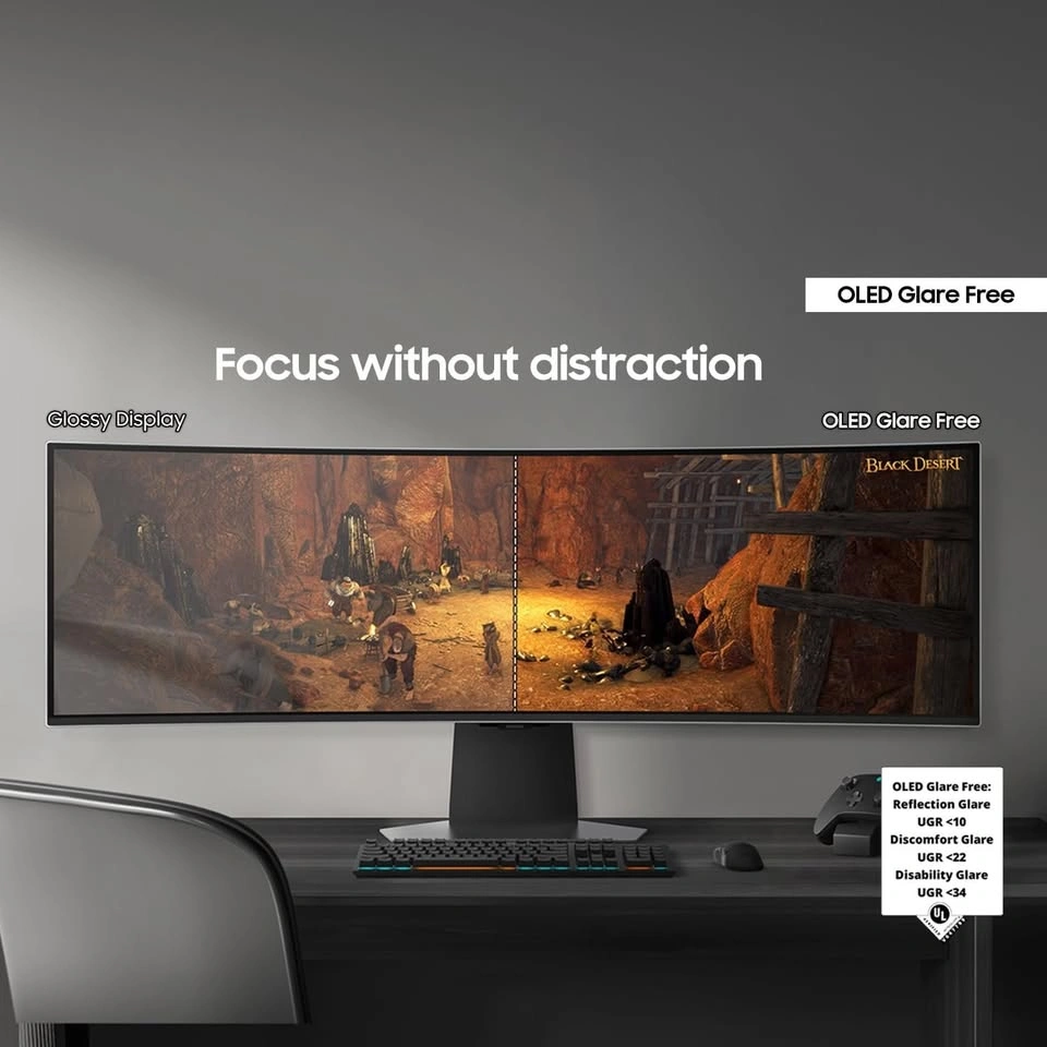 Samsung 49” Odyssey G9 G95SD QD-OLED Curved Gaming Monitor - photo 3